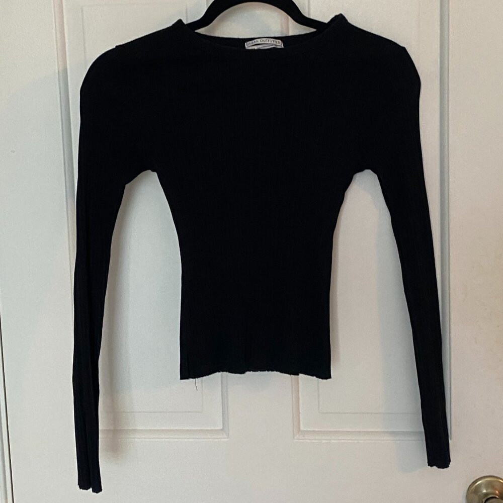 Urban Outfitters Ribbed Long Sleeve Top